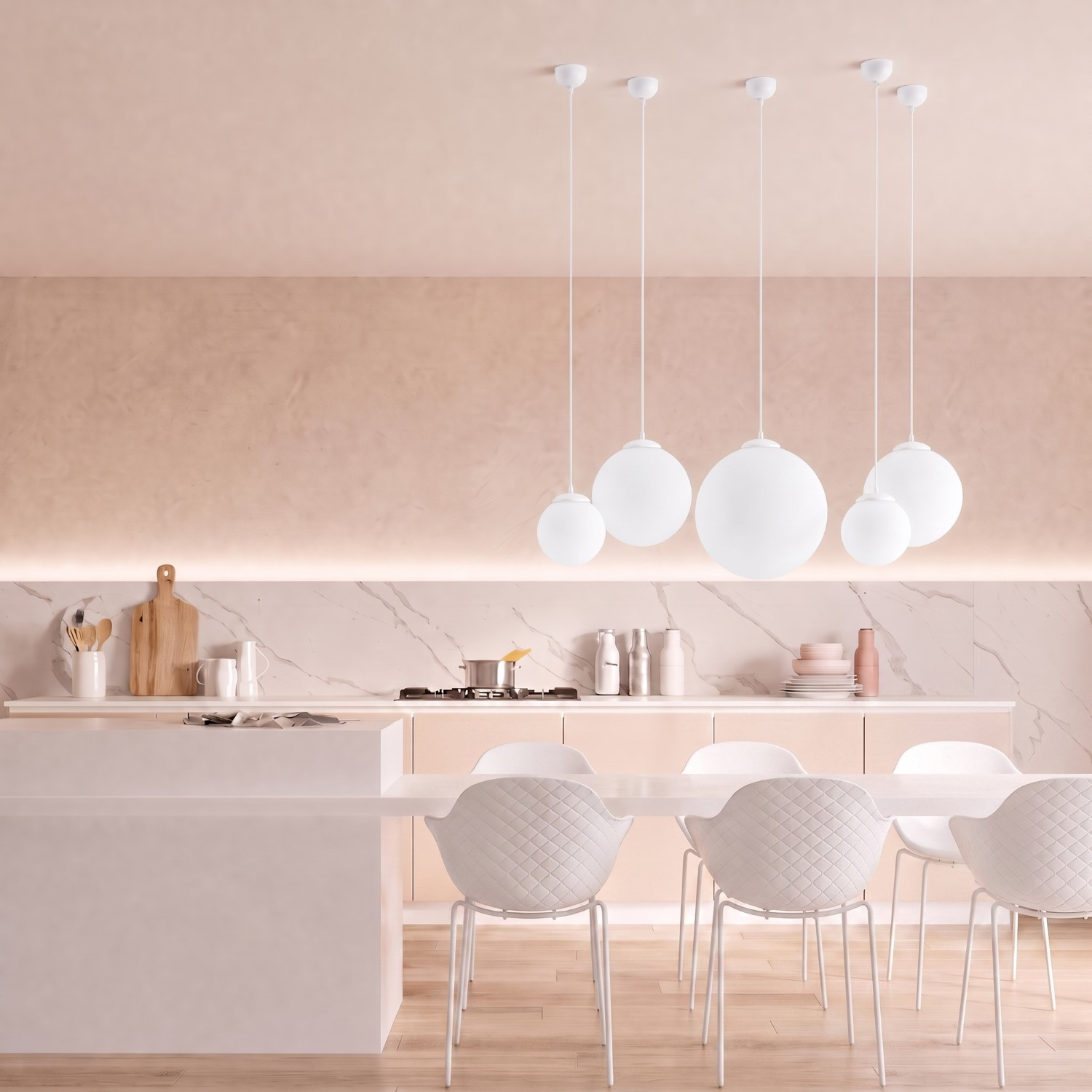 Lampa wisząca UGO 30 biała - obrazek 14