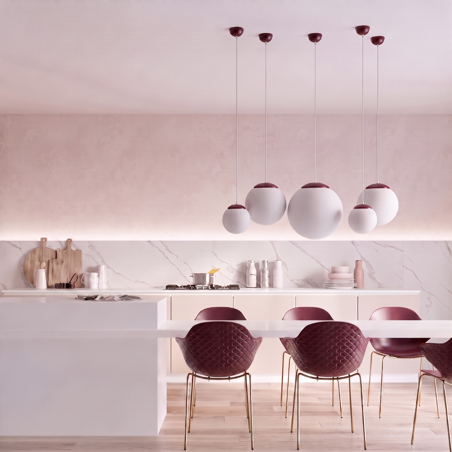Lampa wisząca UGO 30 burgund - obrazek 14