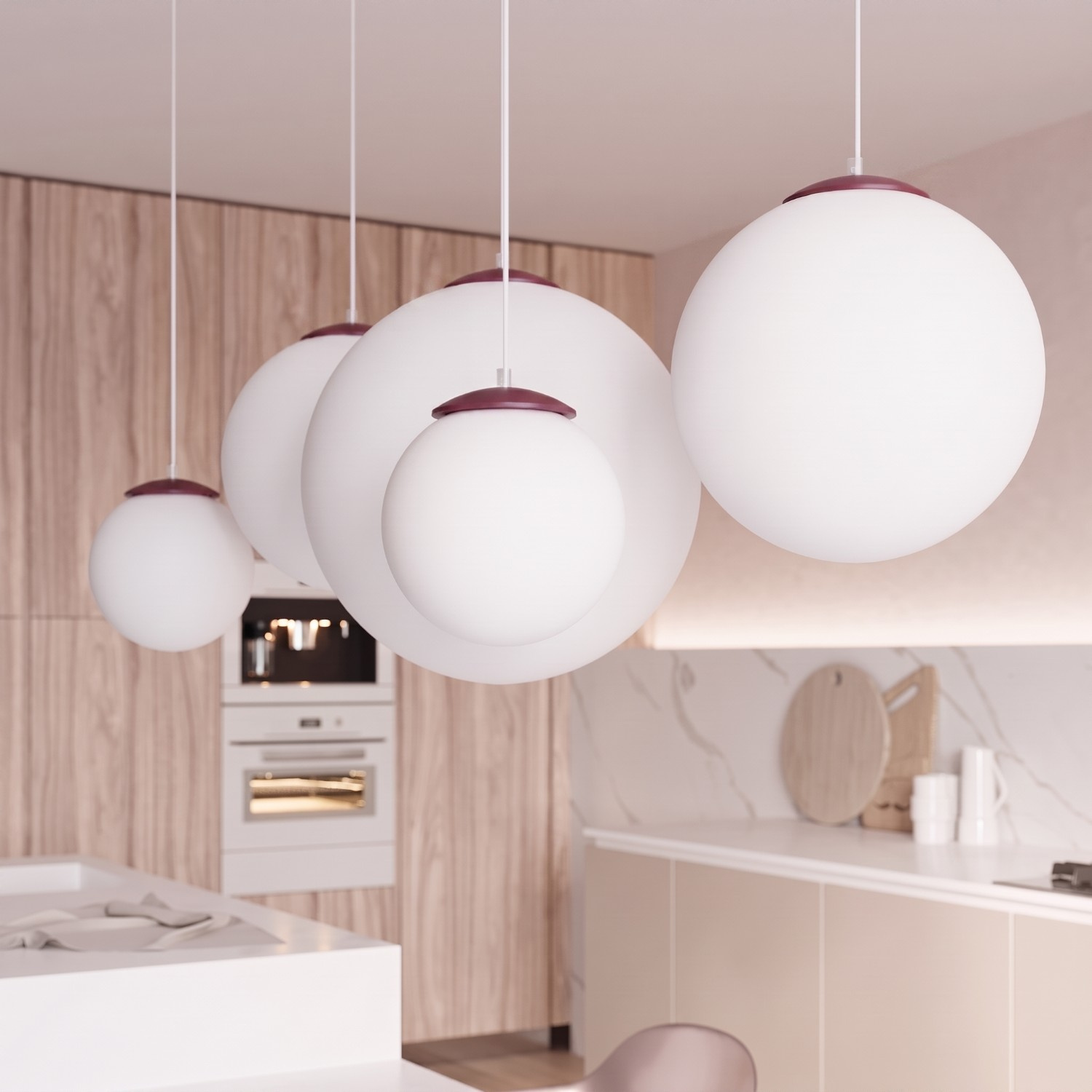 Lampa wisząca UGO 30 burgund - obrazek 15