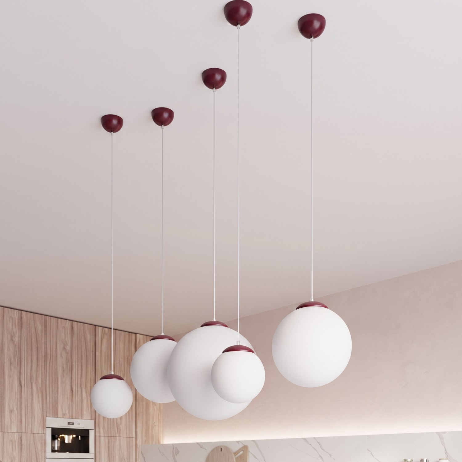 Lampa wisząca UGO 40 burgund - obrazek 13