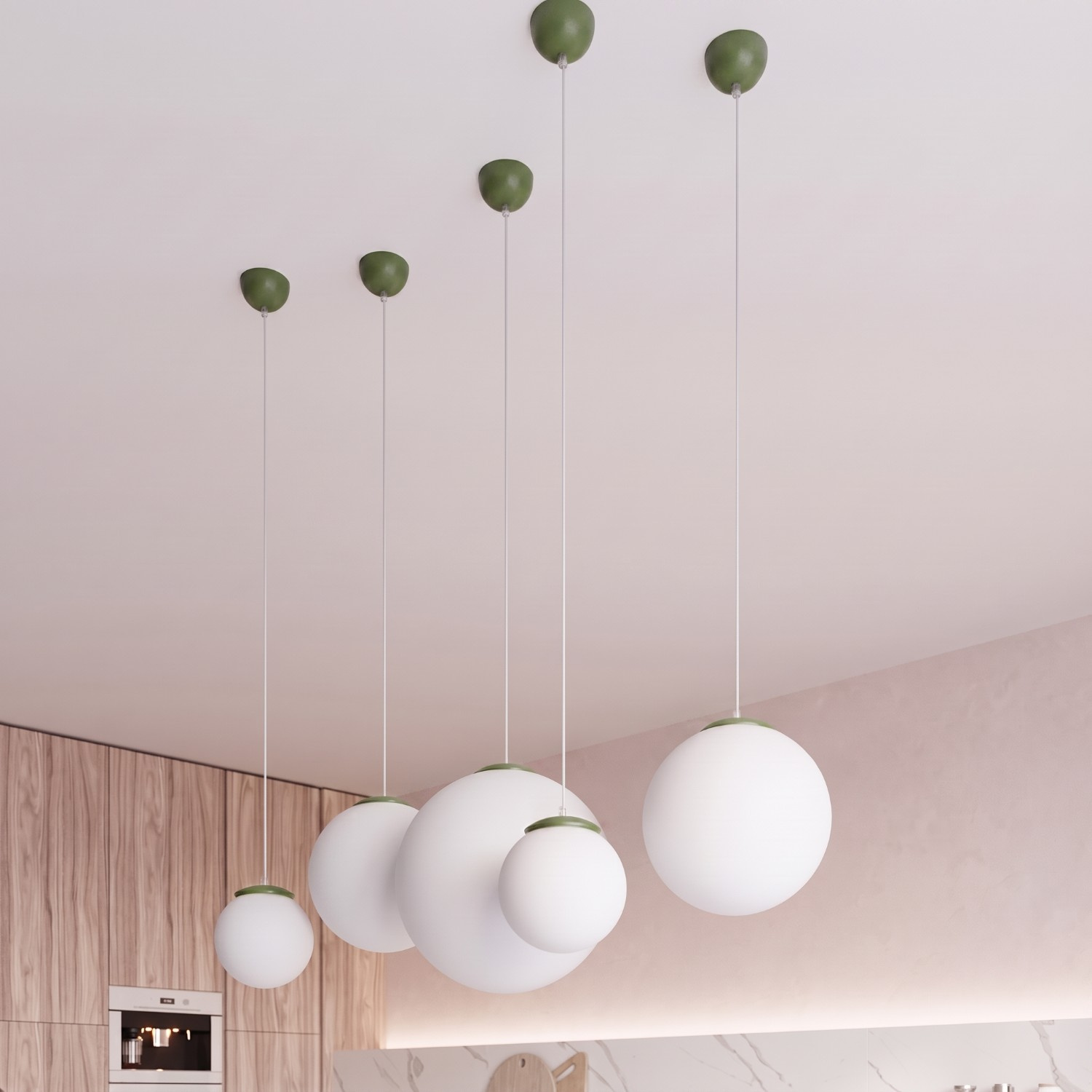 Lampa wisząca UGO 40 zielona oliwka - obrazek 13