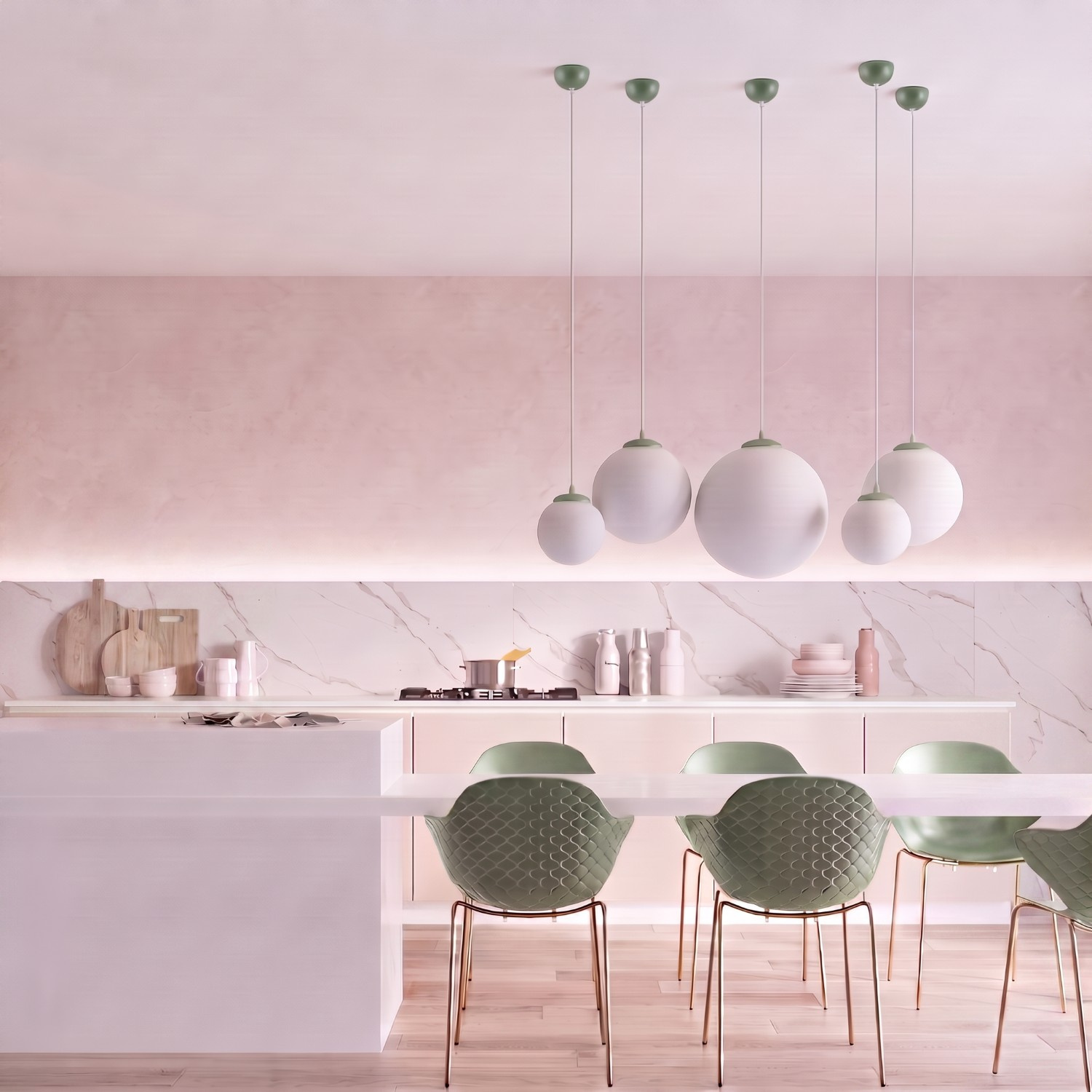 Lampa wisząca UGO 40 zielona oliwka - obrazek 14