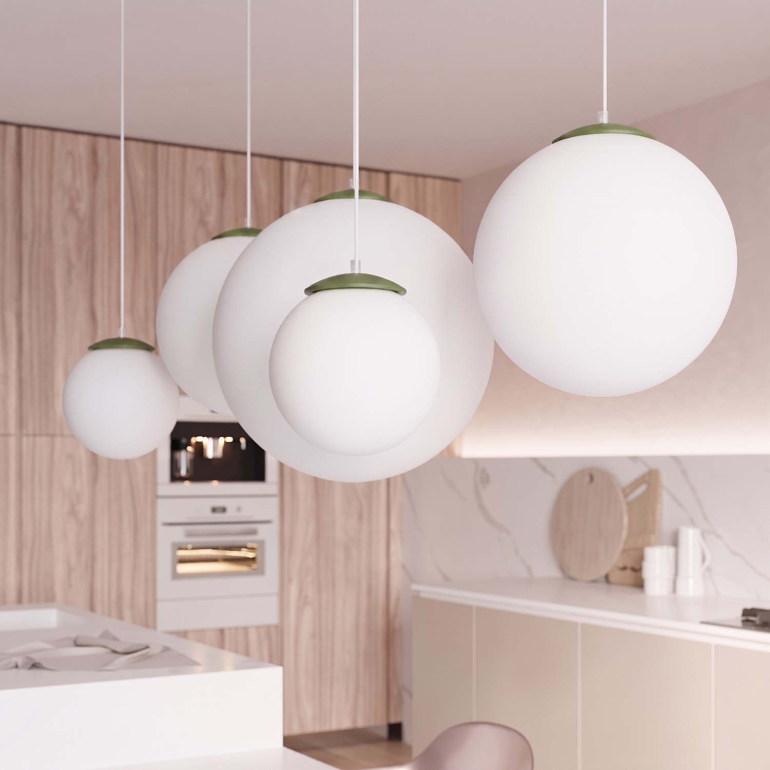 Lampa wisząca UGO 40 zielona oliwka - obrazek 15