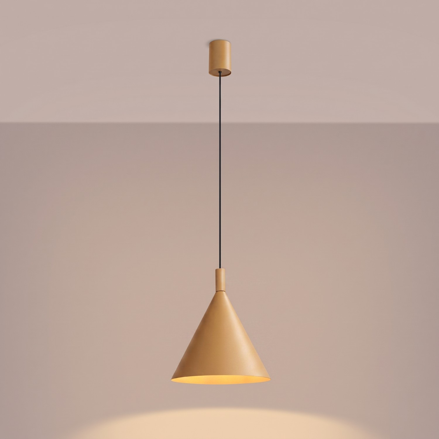 Lampa wisząca NOX 25 złota - obrazek 4