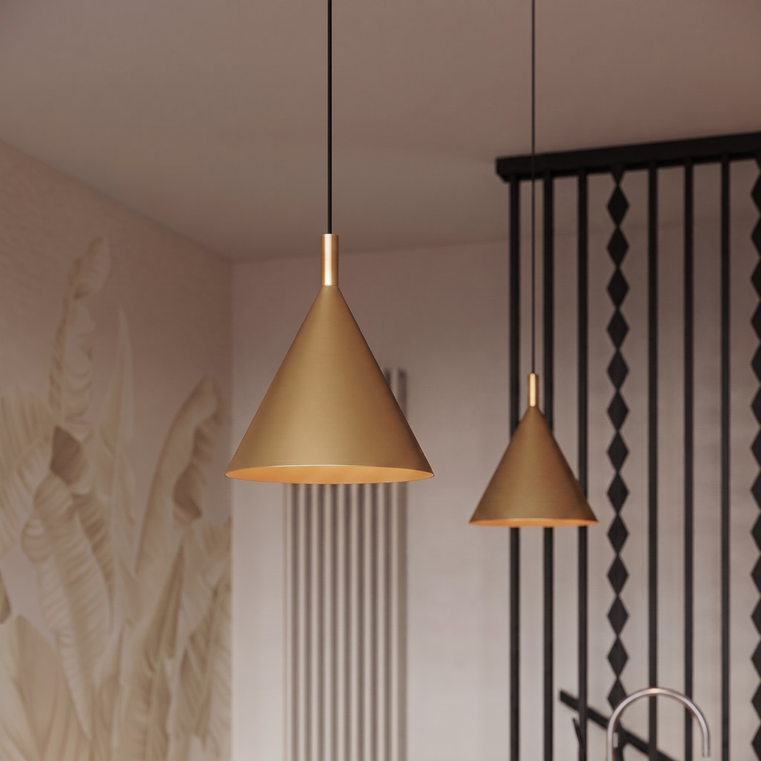 Lampa wisząca NOX 25 złota - obrazek 14
