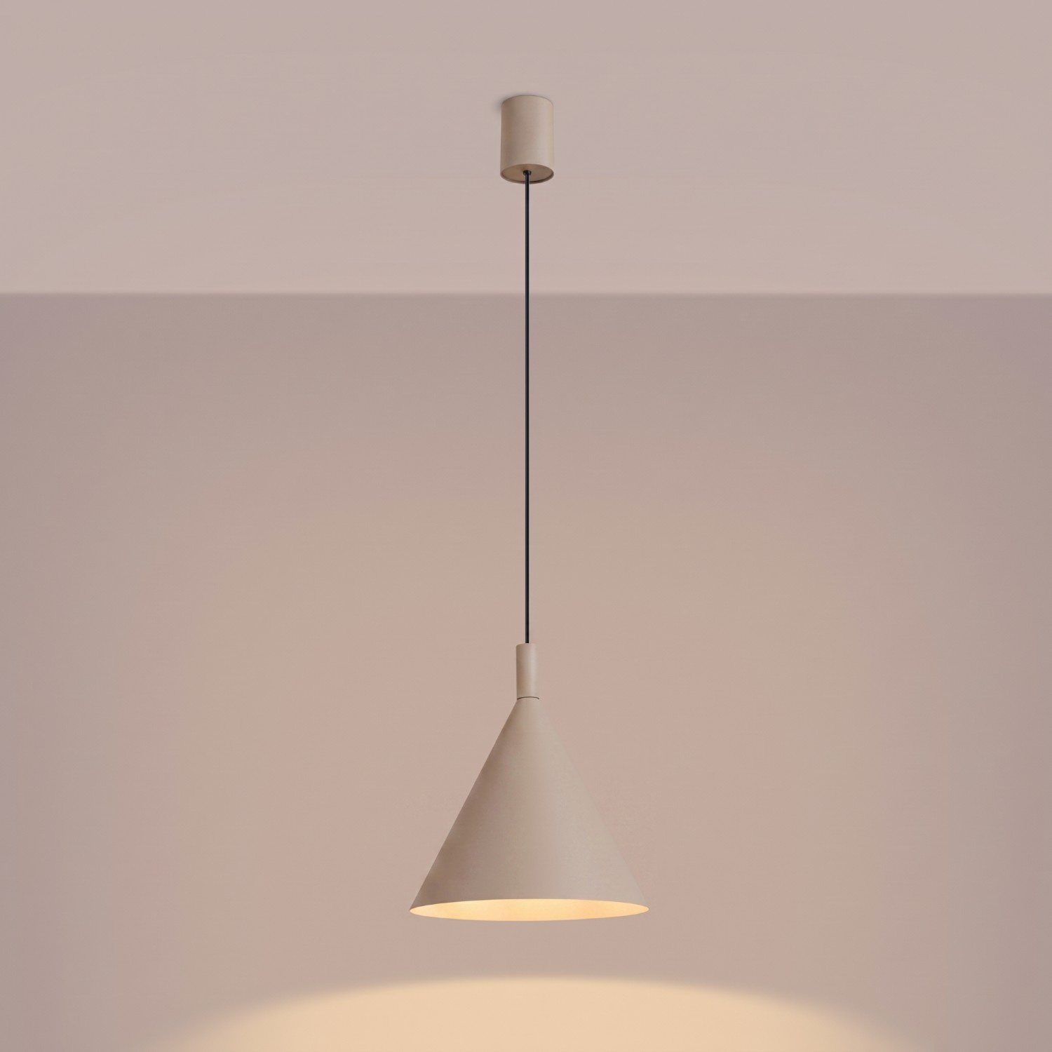 Lampa wisząca NOX 25 taupe - obrazek 4