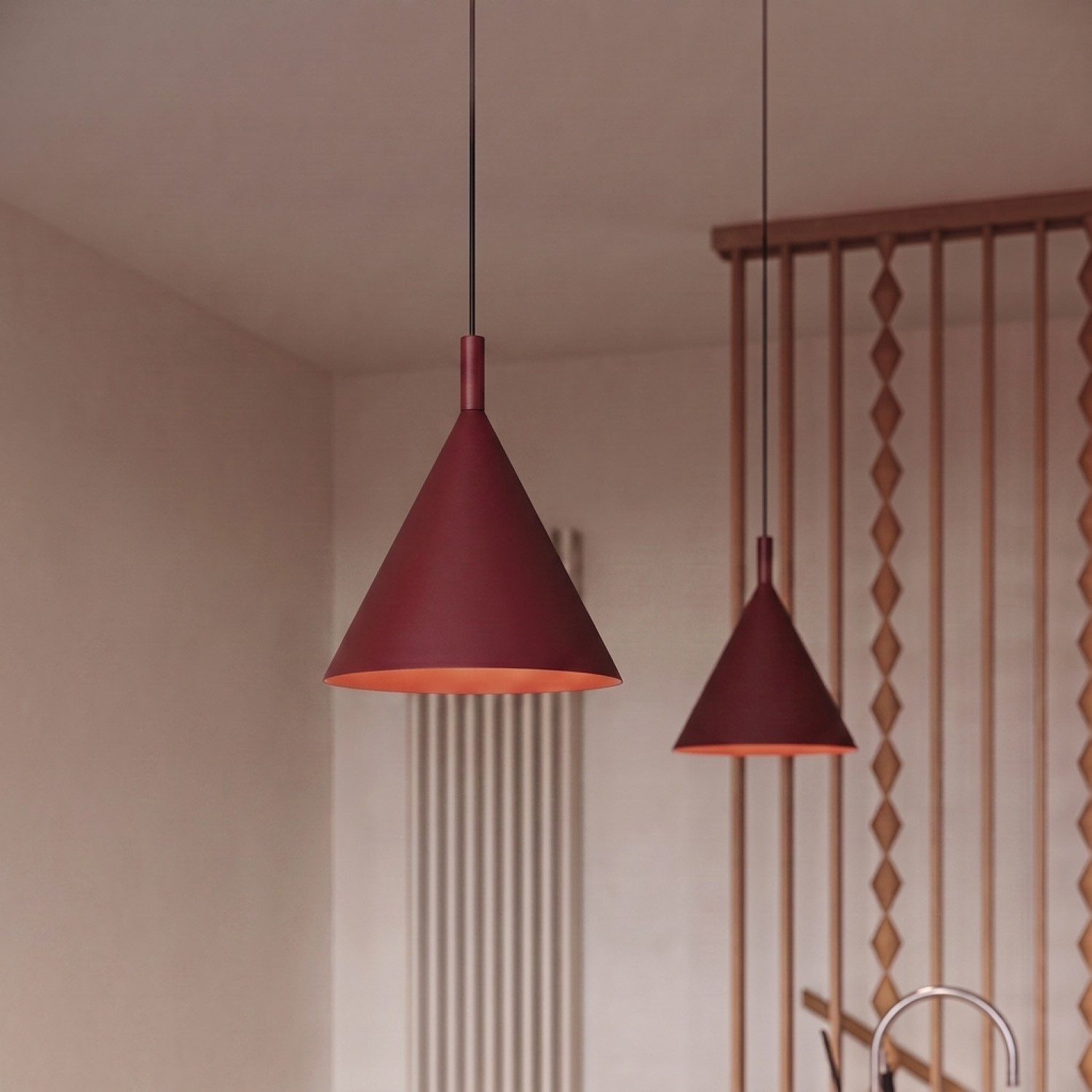 Lampa wisząca NOX 25 burgund - obrazek 14