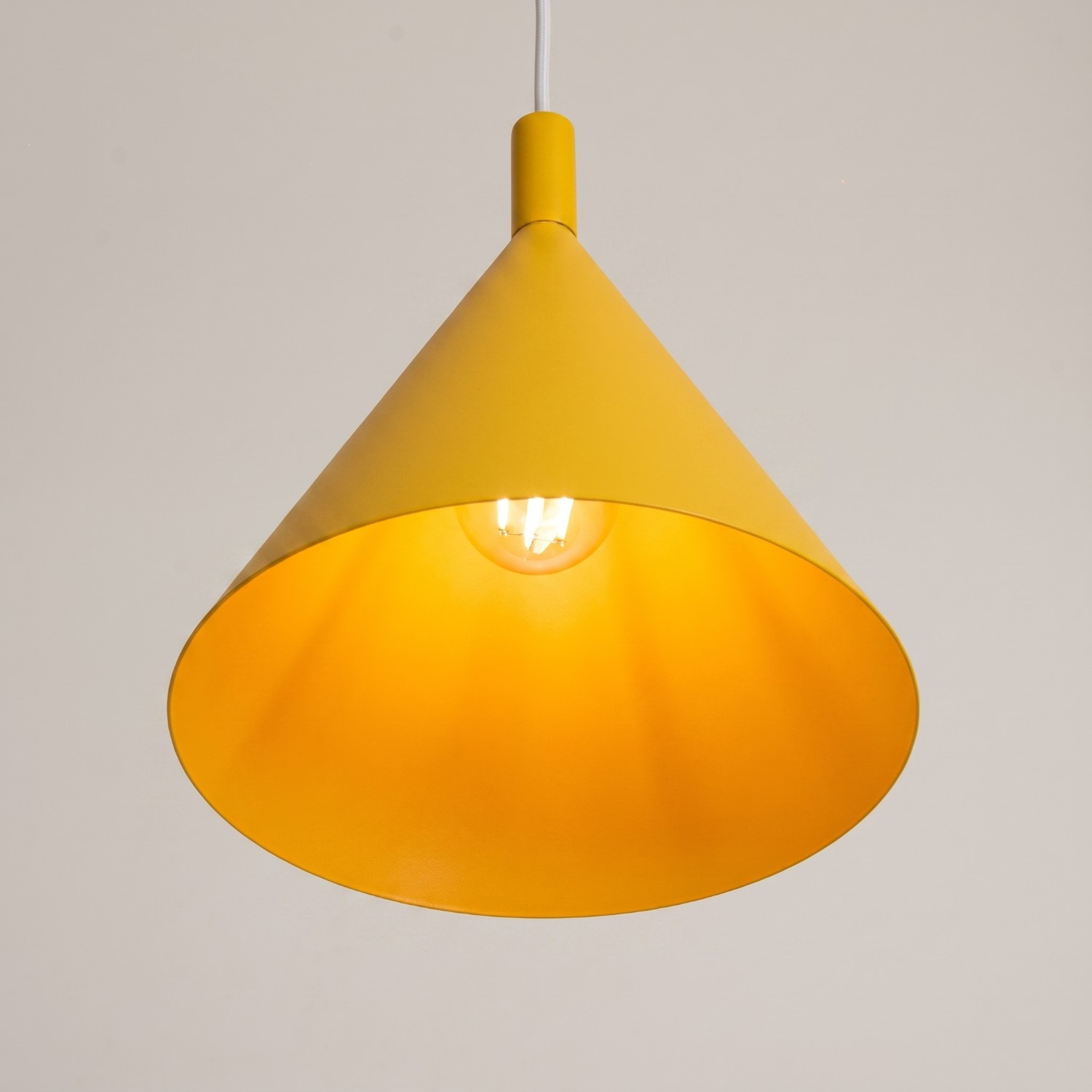 Lampa wisząca NOX 25 żółta - obrazek 5