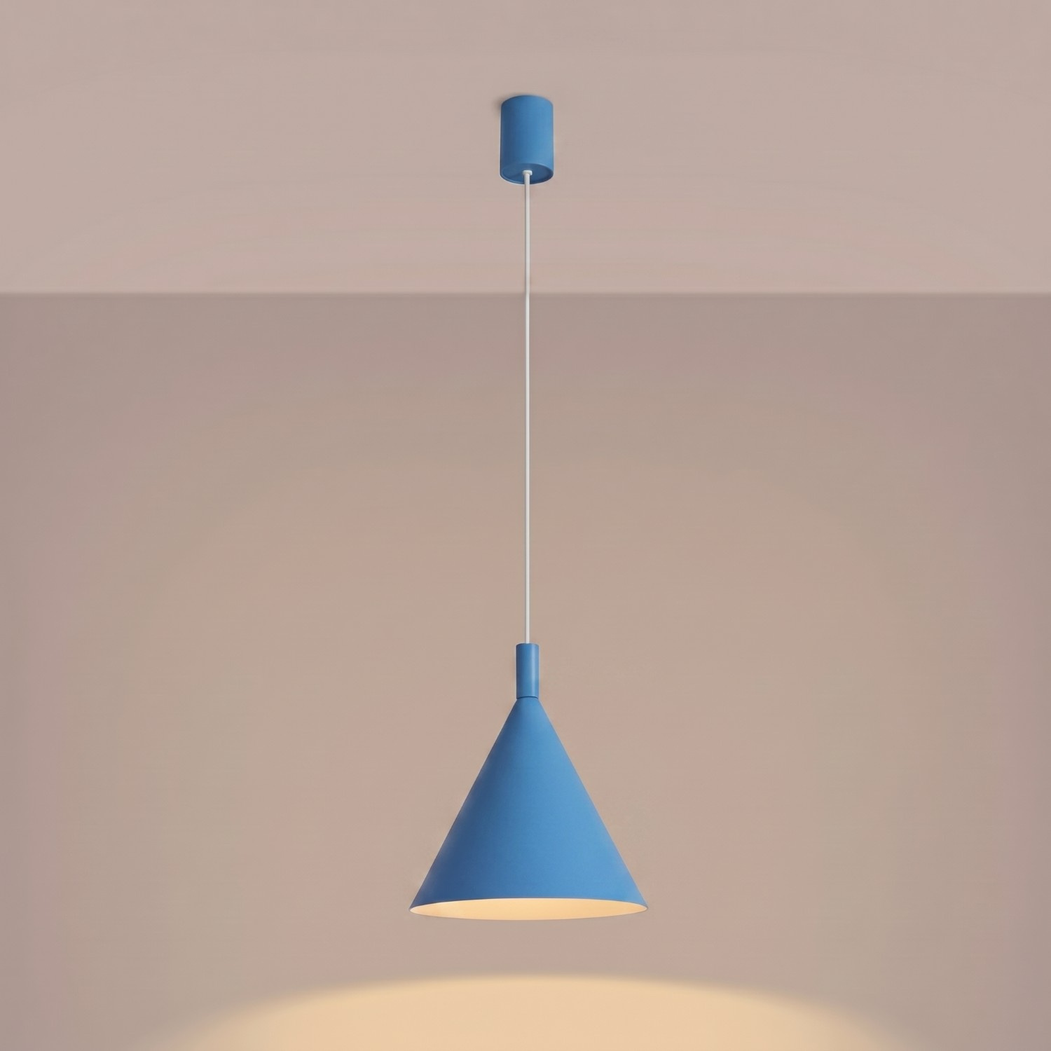 Lampa wisząca NOX 25 błękitna - obrazek 4