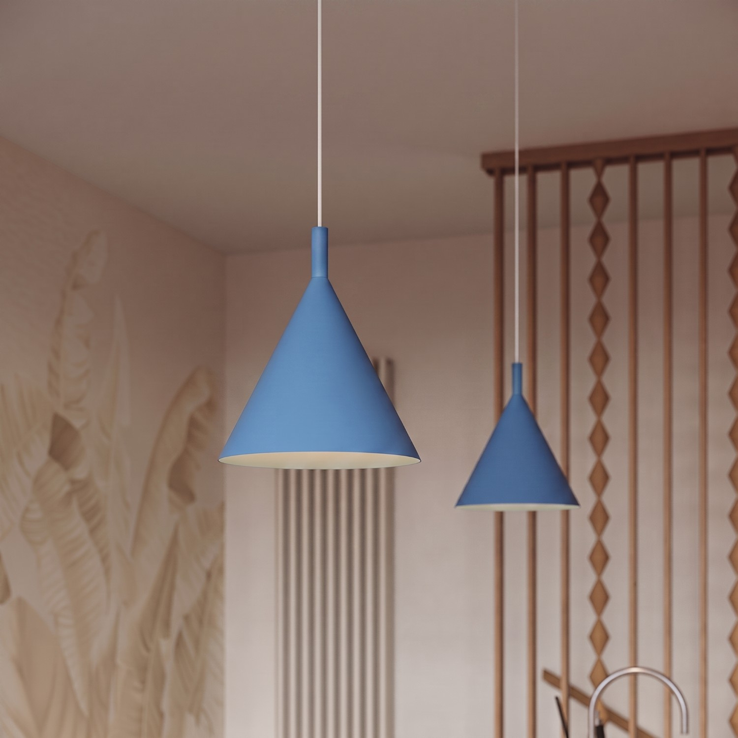 Lampa wisząca NOX 25 błękitna - obrazek 14