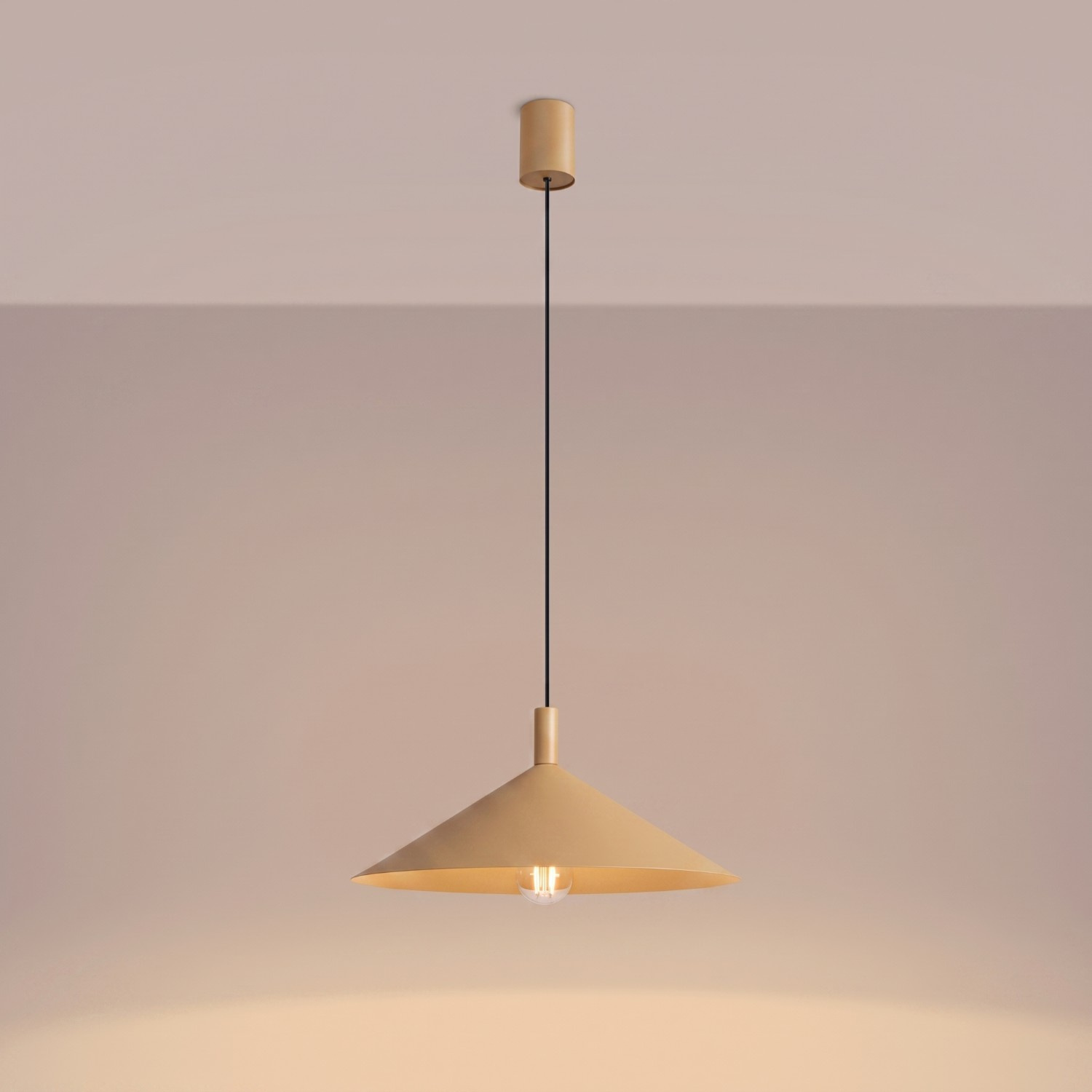 Lampa wisząca NOX 40 złota - obrazek 4