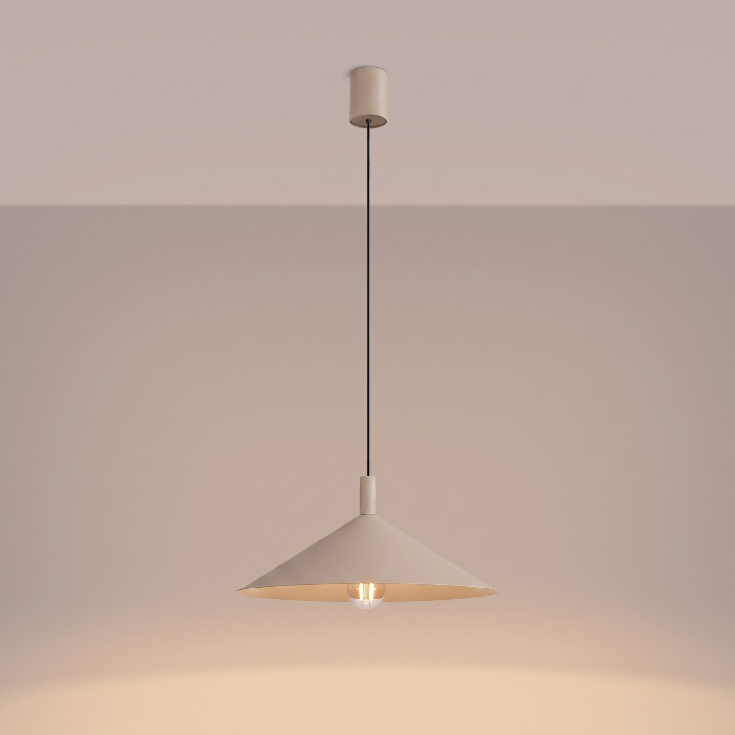 Lampa wisząca NOX 40 taupe - obrazek 4