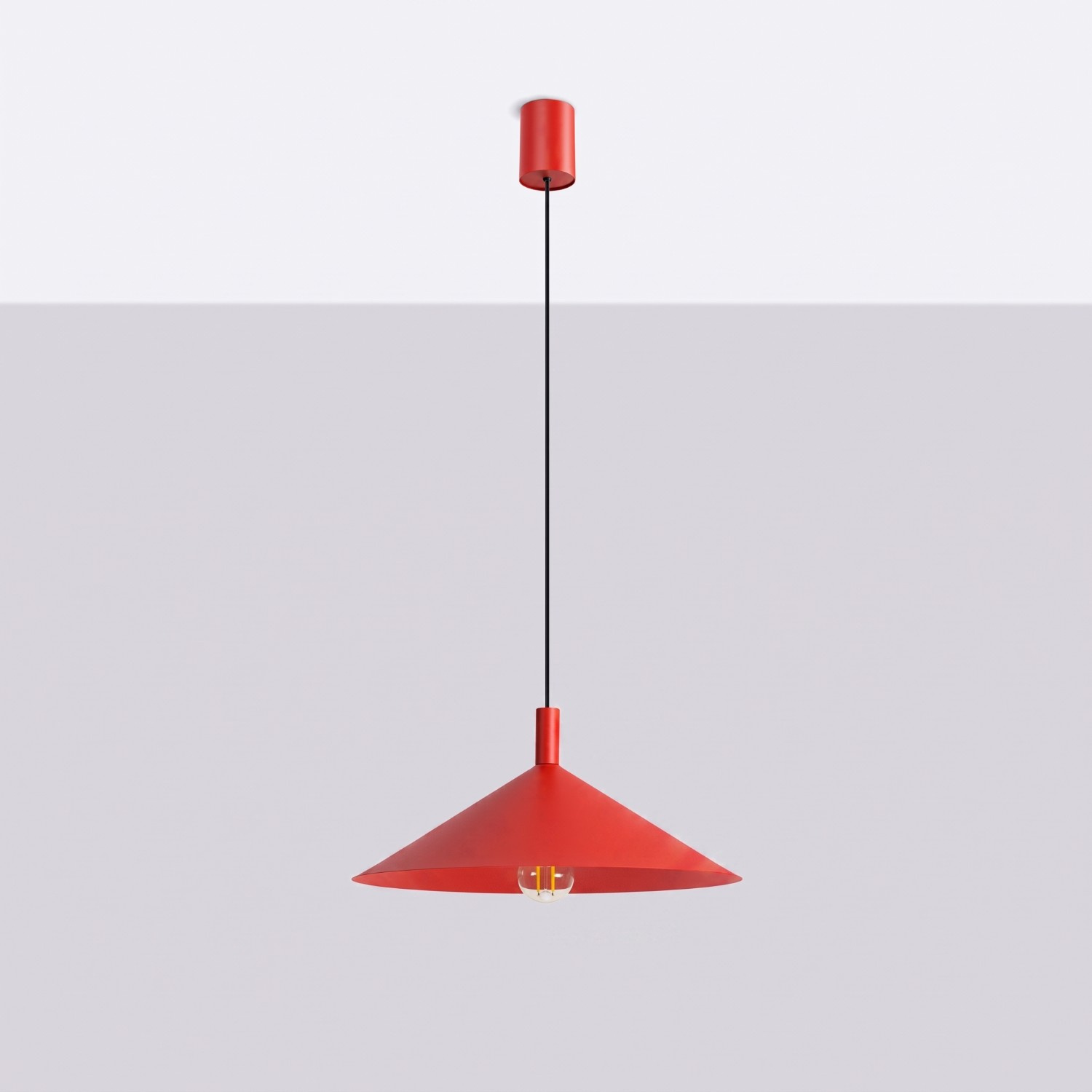 Lampa wisząca NOX 40 czerwona - obrazek 3