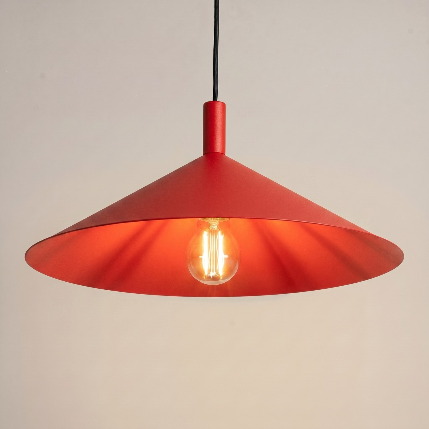 Lampa wisząca NOX 40 czerwona - obrazek 5