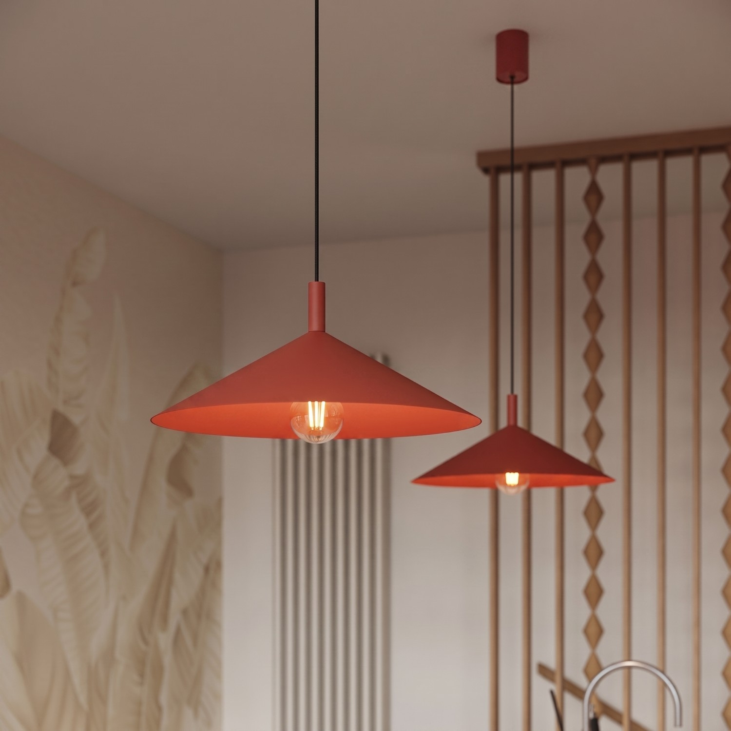 Lampa wisząca NOX 40 czerwona - obrazek 14
