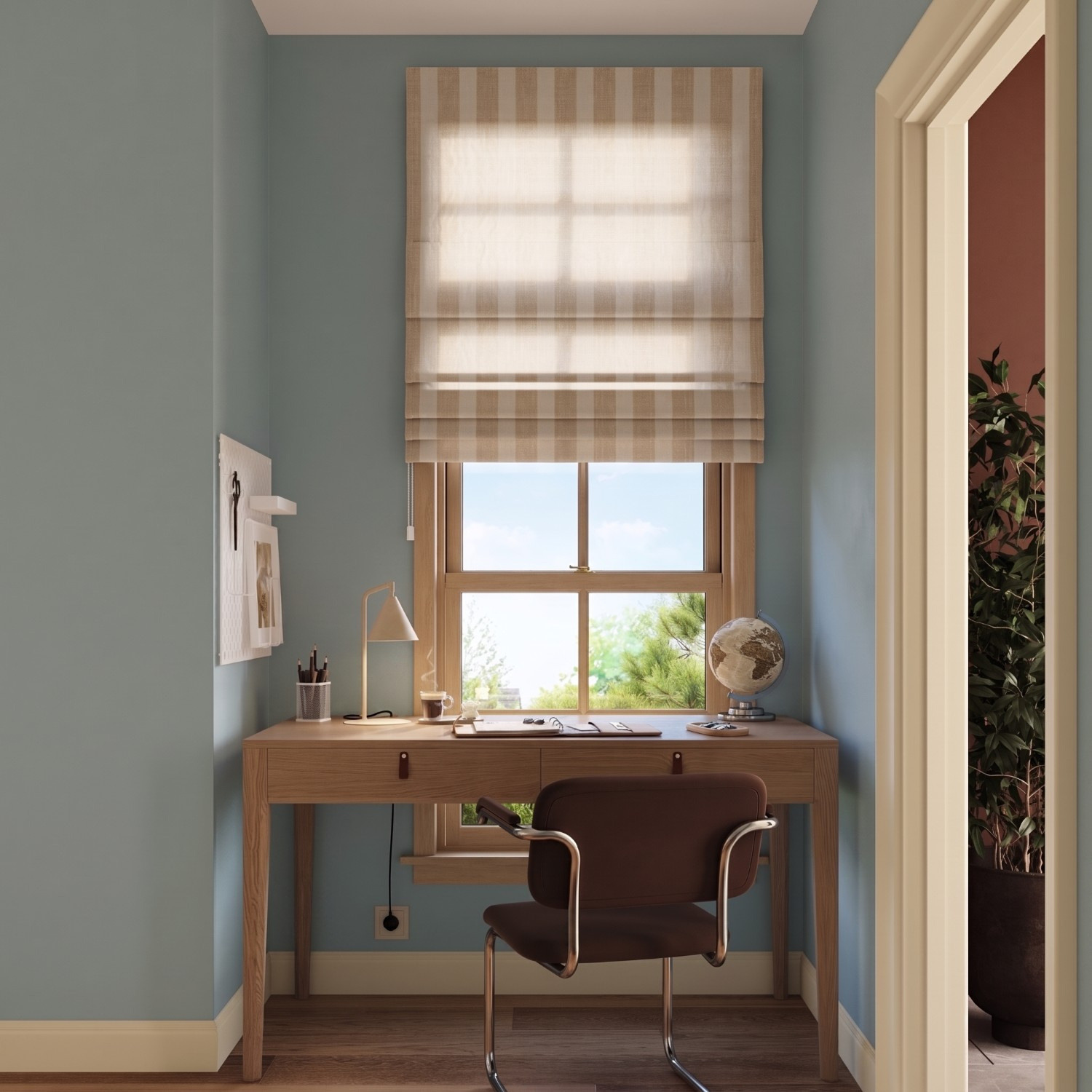 Lampa biurkowa NOX taupe - obrazek 12