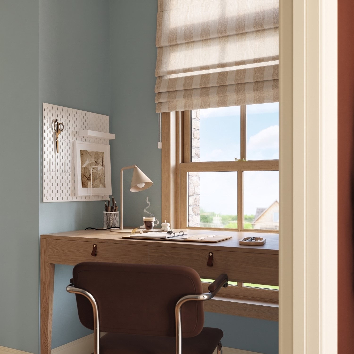 Lampa biurkowa NOX taupe - obrazek 13