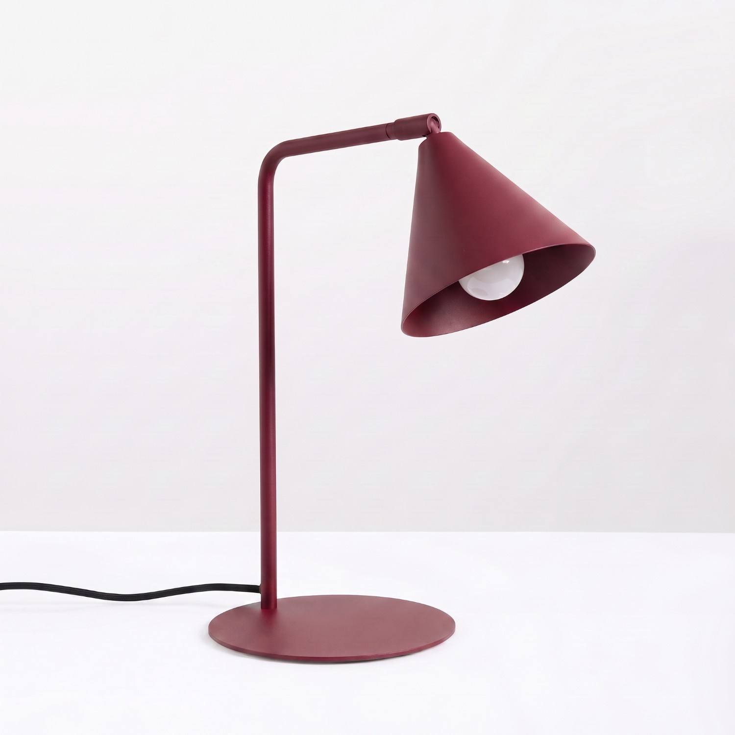 Lampa biurkowa NOX burgund - obrazek 3