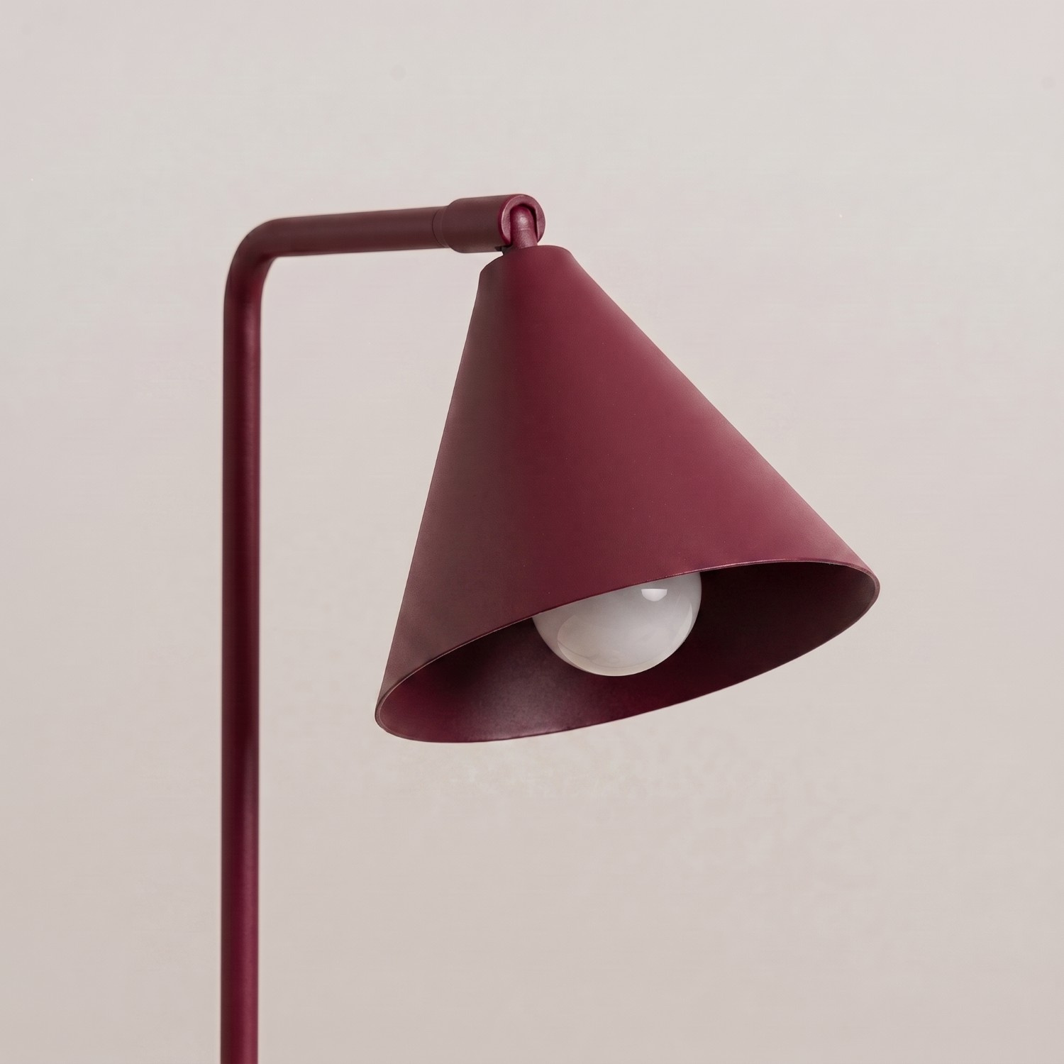 Lampa biurkowa NOX burgund - obrazek 5