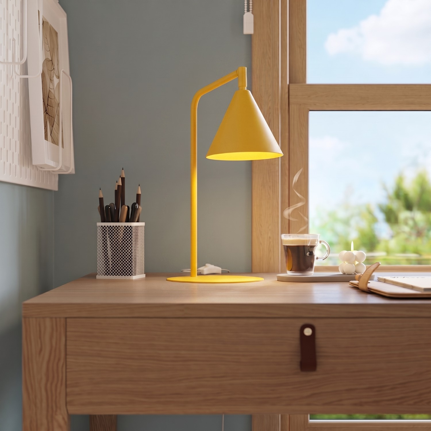 Lampa biurkowa NOX żółta - obrazek 14