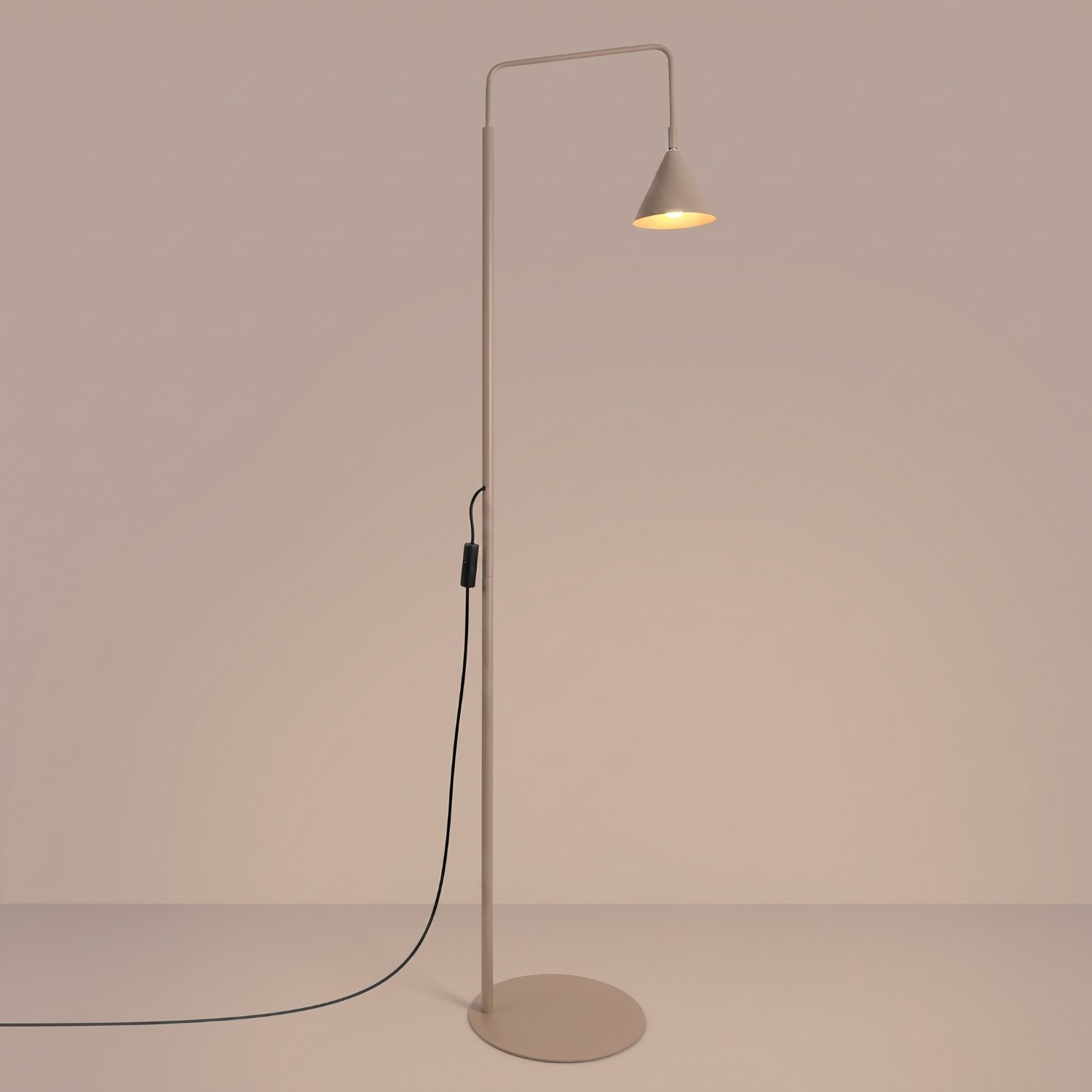 Lampa podłogowa NOX taupe - obrazek 4