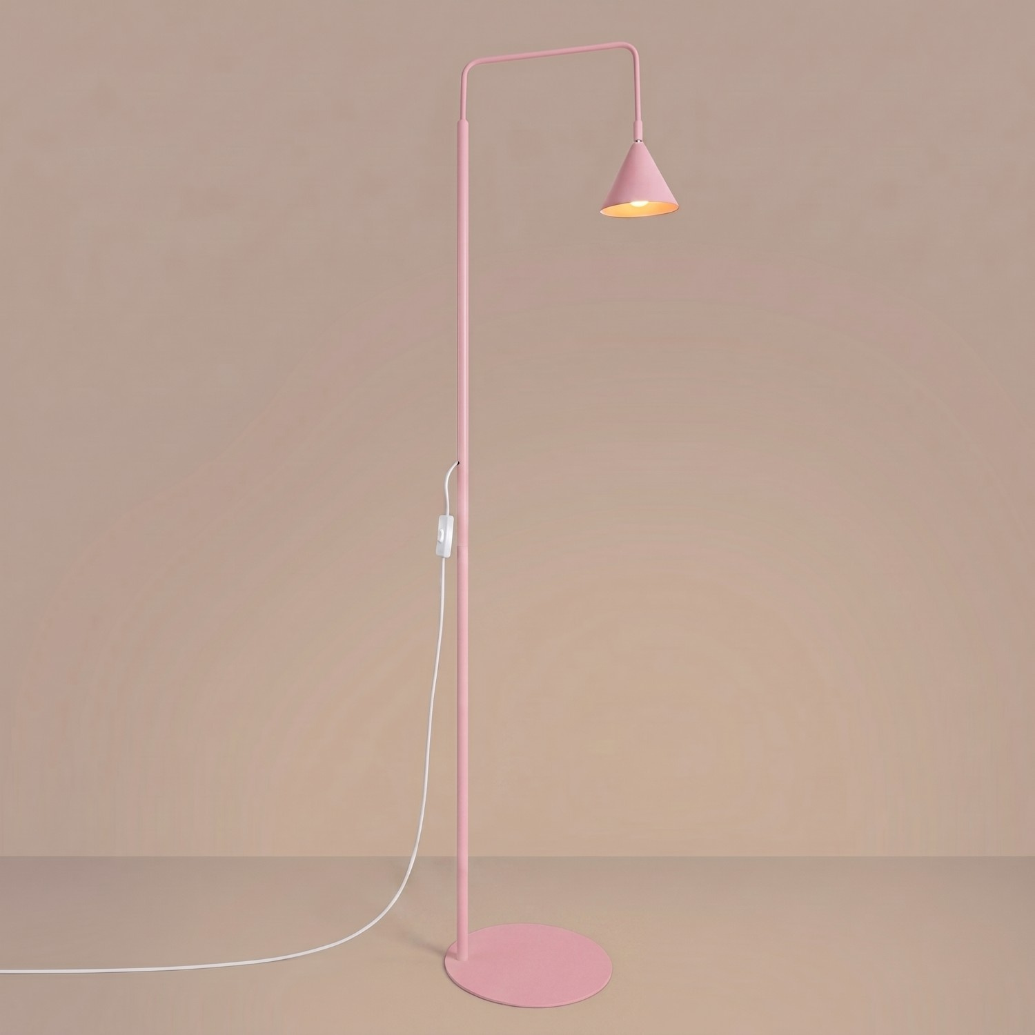 Lampa podłogowa NOX różowa - obrazek 4