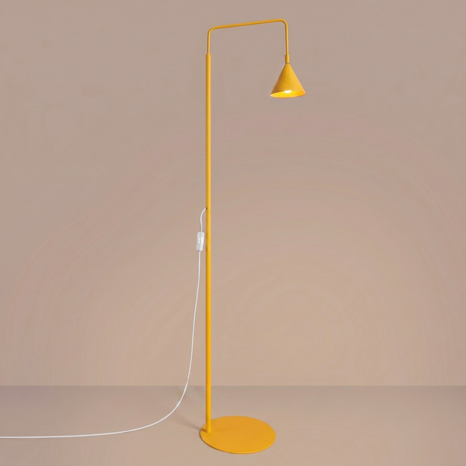 Lampa podłogowa NOX żółta - obrazek 4