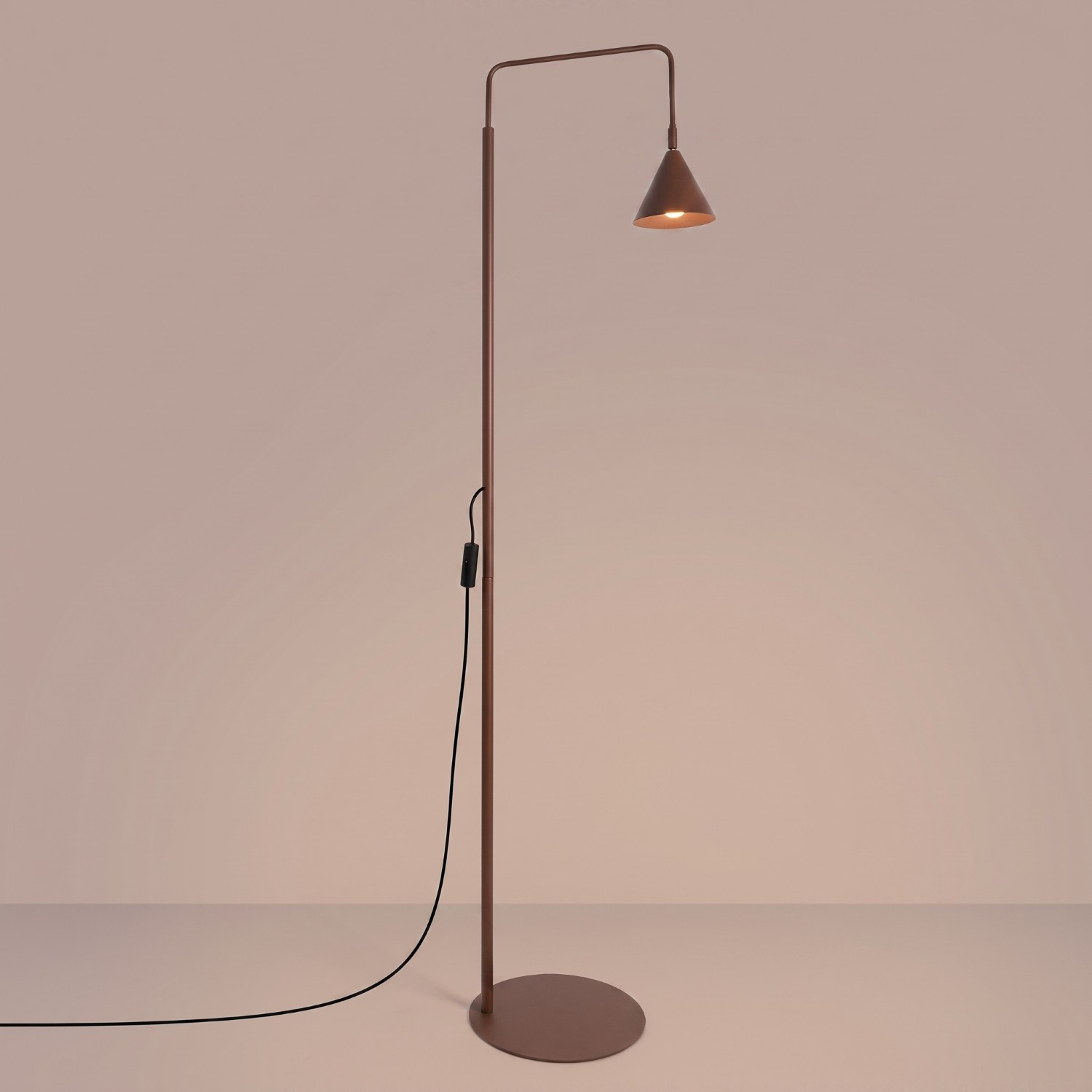 Lampa podłogowa NOX brązowa - obrazek 4
