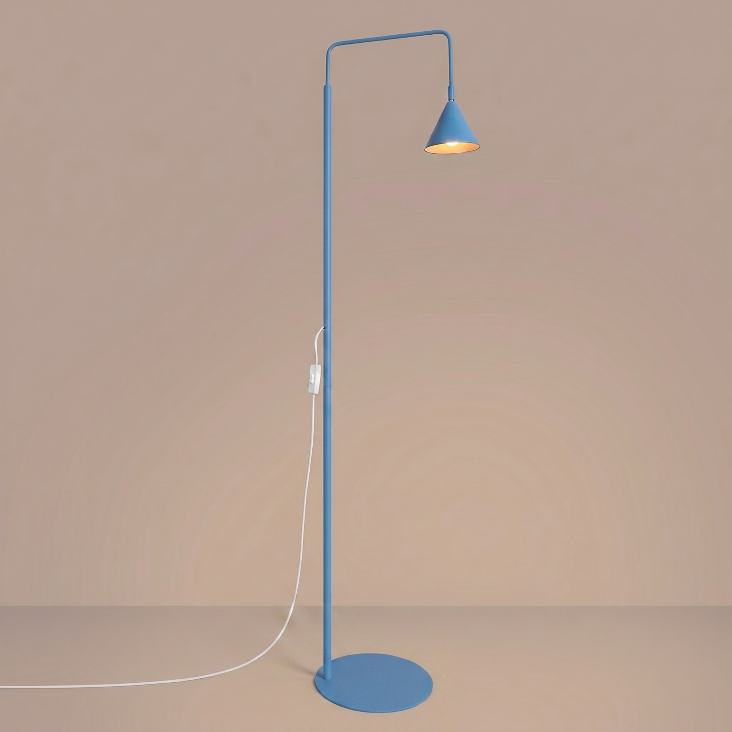 Lampa podłogowa NOX błękitna - obrazek 4