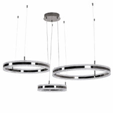 Lampa wisząca ARKADIA LED Trio 40/60/80 cm – tytan