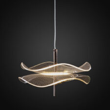 Lampa wisząca Mariposa różowe złoto 3000K