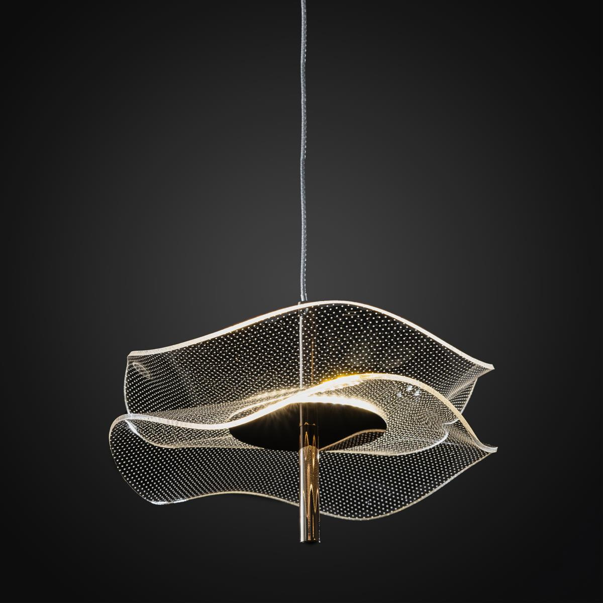 Lampa wisząca Mariposa różowe złoto 3000K - obrazek 7