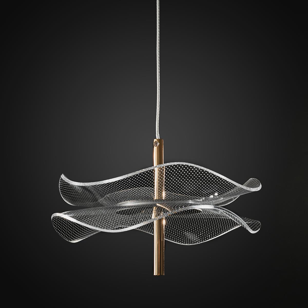 Lampa wisząca Mariposa różowe złoto 3000K - obrazek 8