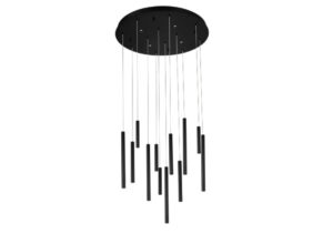 AZZARDO lampa wisząca ILIOS 12 3-STEP DIMM czarna