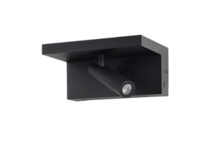 AZZARDO lampa ścienna HYLLA WALL NFC CHARGER czarna