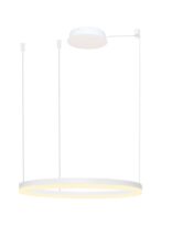 AZZARDO lampa wisząca HALO 80 biała