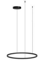 AZZARDO lampa wisząca HALO 120 CCT DIMM z pilotem czarna