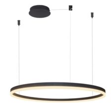 AZZARDO lampa wisząca HALO 100 czarna