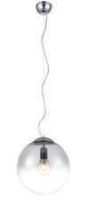 AZZARDO lampa wisząca IRIS 30 srebrna