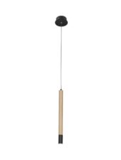 AZZARDO lampa wisząca IZOLDA 1 brązowa / drewno