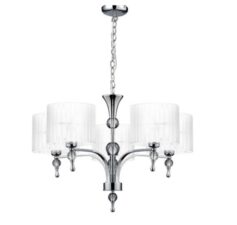 AZZARDO lampa wisząca IMPRESS 5 biała