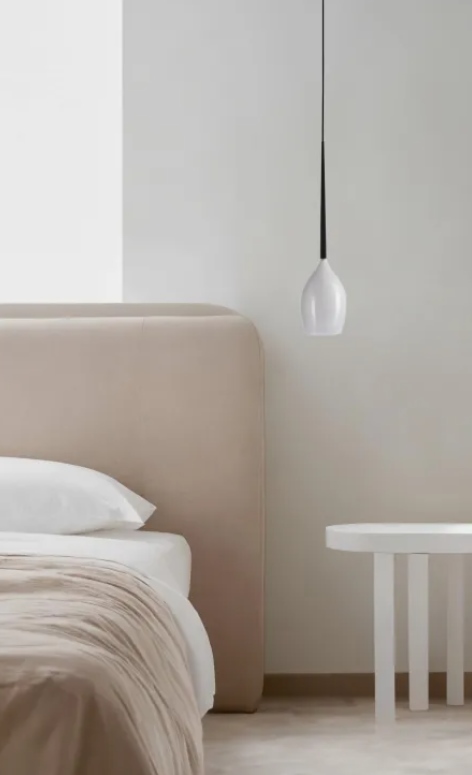 AZZARDO lampa wisząca IZZA 1 biała - obrazek 4