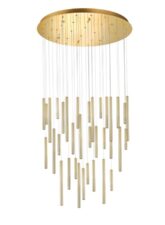 AZZARDO lampa wisząca ILIOS 36 3-STEP DIMM złota