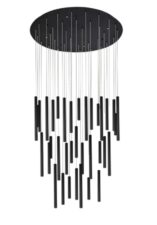 AZZARDO lampa wisząca ILIOS 36 3-STEP DIMM czarna
