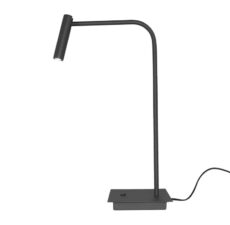 AZZARDO lampa biurkowa FLER czarna