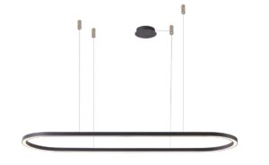 AZZARDO lampa wisząca ELENA 120 DIMM czarna