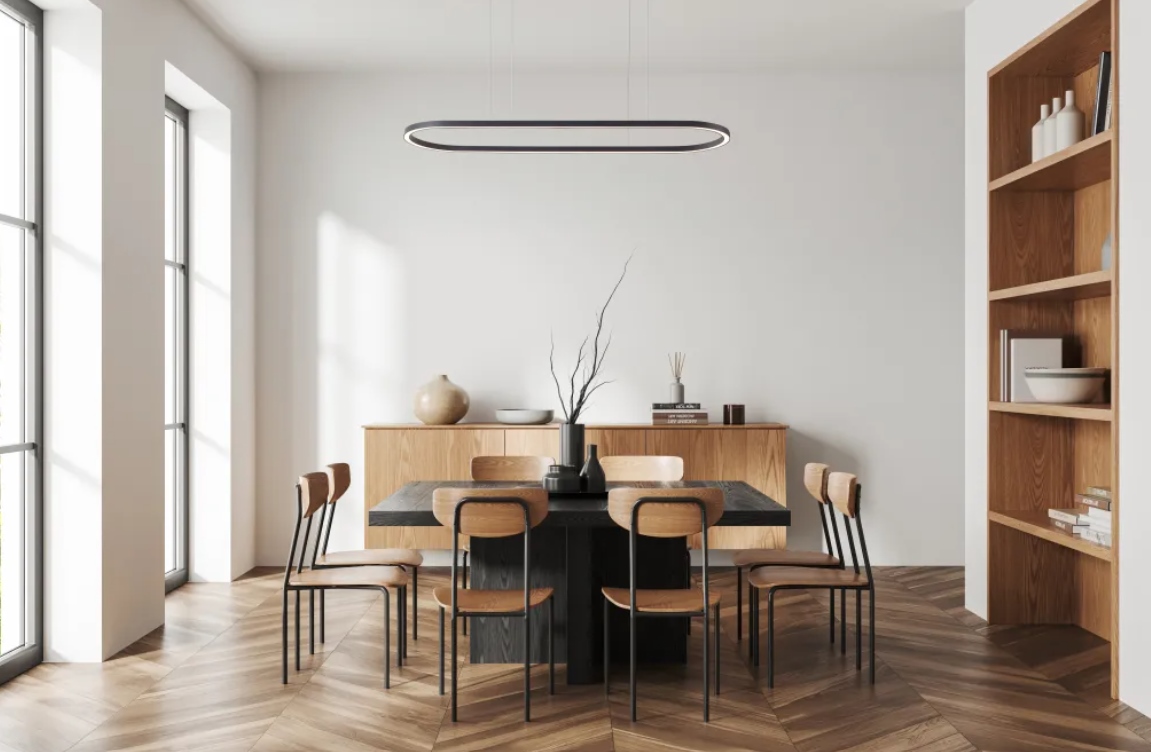 AZZARDO lampa wisząca ELENA 120 DIMM czarna - obrazek 3