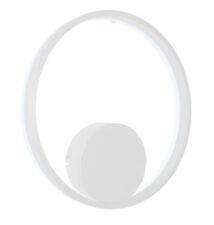 AZZARDO lampa ścienna HALO 40 WALL biała