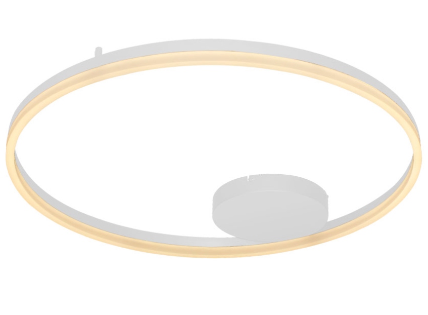 AZZARDO lampa sufitowa / plafon HALO 80 biała - obrazek 3
