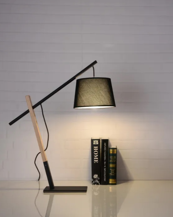 AZZARDO lampa biurkowa GARDA TABLE czarna - obrazek 7